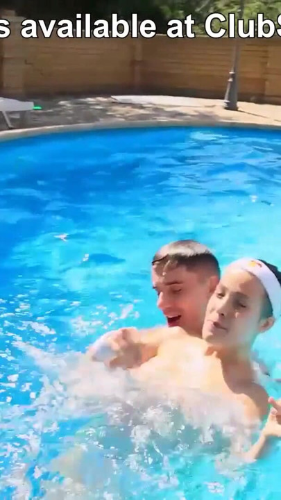 You can Find me at the Pool, See How Flexible I am at ClubSweethearts | Clip 2