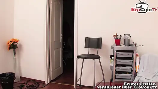 First ass to mouth casting for blonde teen 18
