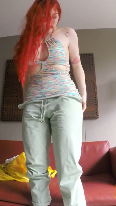 Busty Redhead Teen Strips and Gets Fucked On Red Lingerie At Casting Call! | Clip 1