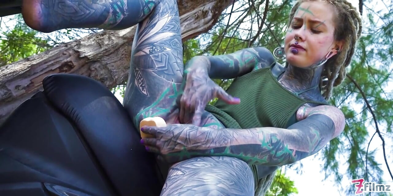 Public Solo Anal - Massive Gape, Prolapse, Squirt on Motor Scooter