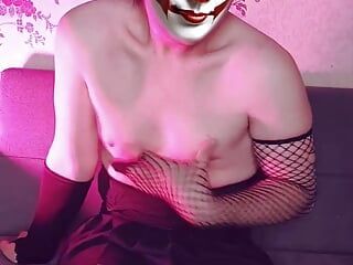 Seductive Clones: Hot Femboy Vibes with a Sexy Mask Look