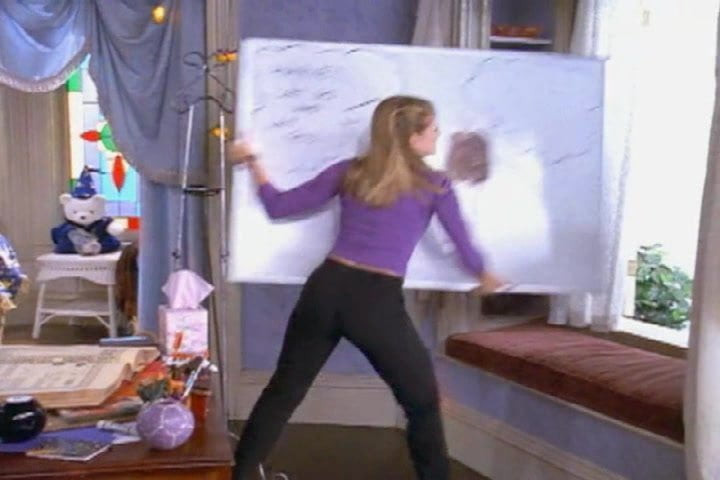 Melissa Joan Hart - bonito gordo y grueso en pantalones negros ajustados