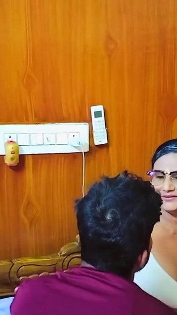Spectacular moment from "Horny fucking grand with grand desi chodachudi when grany alone at home.."