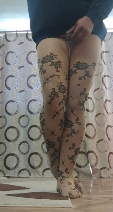 綺麗なパンストオナニー