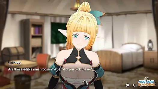 Flee, My Elven Ninja! 3D Gameplay Part 2 – Lizet’s Training and Exploration Begins