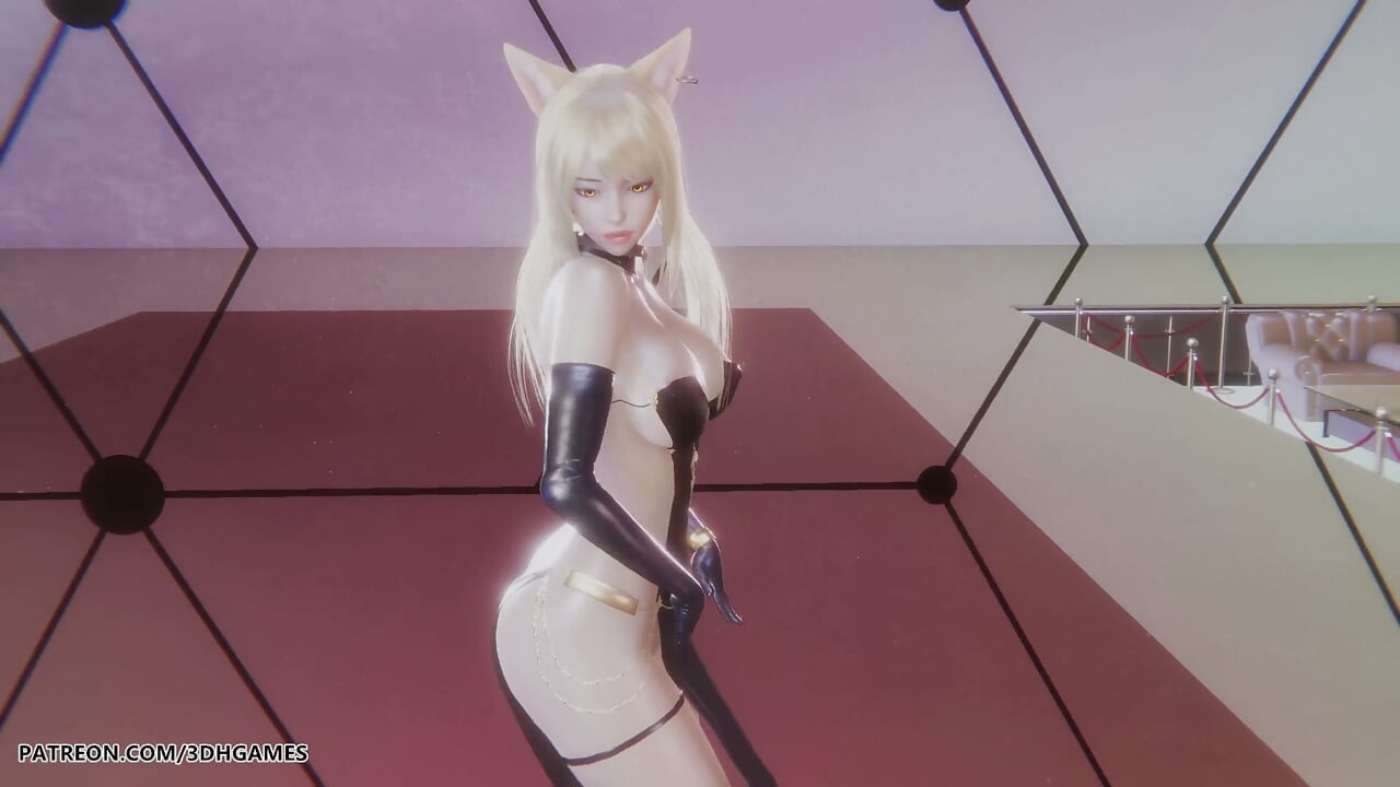 Mmd Hyo Min - Nice Body Ahri Sexy Striptease League of Legends Hentai Uncensored 4K 60fps
