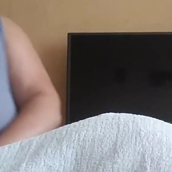 Massages my legs and jerks off my cock 3