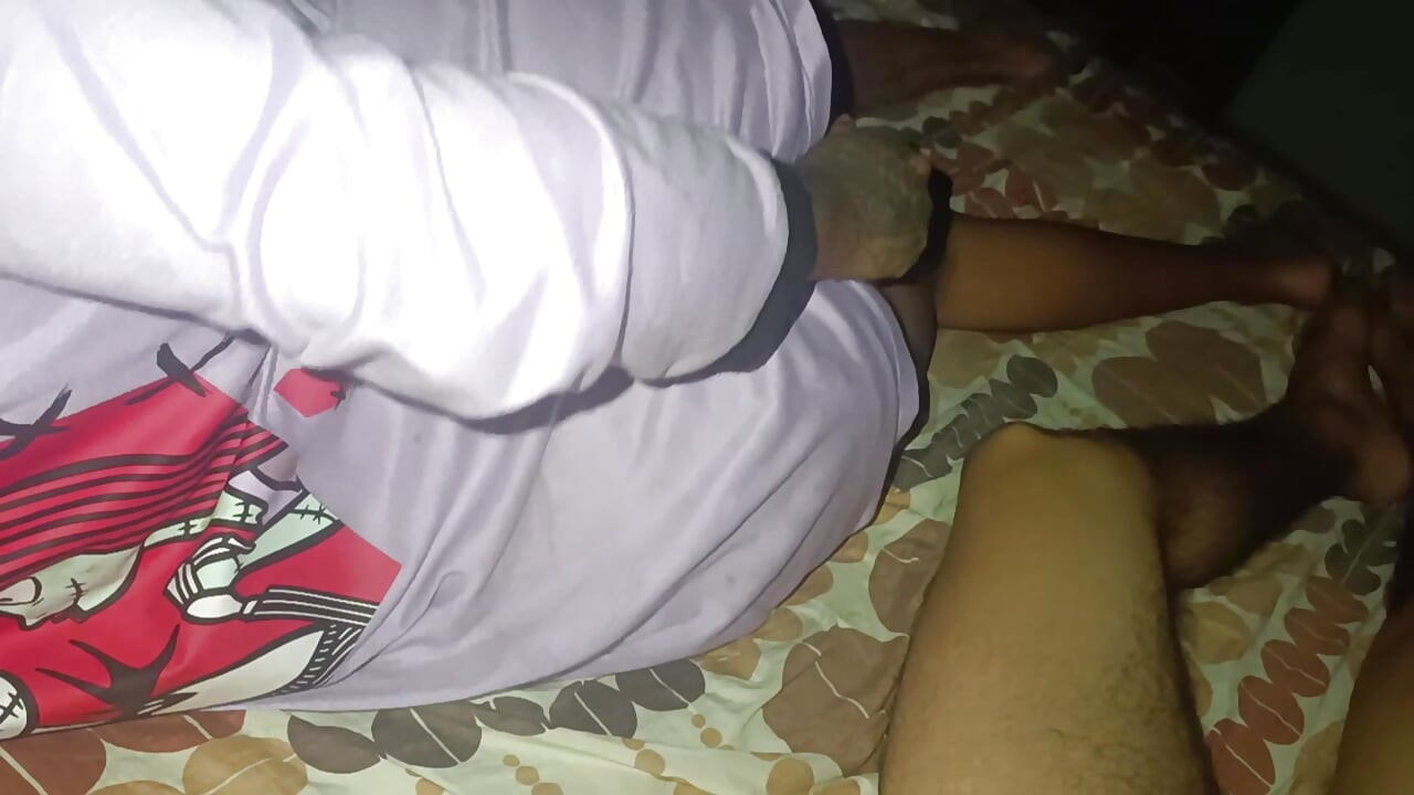 My stepson lay naked and I make him put his cock in me and fill my pussy with milk