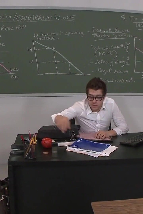 Milf principal filled up by big dick student