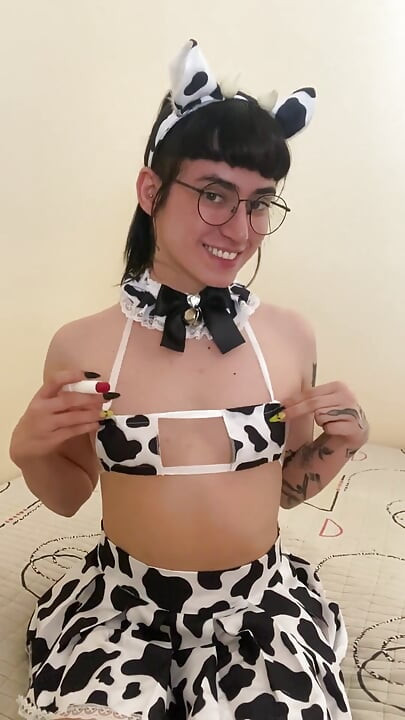 Want Some Milk? Cow Fantasy Big Girldick