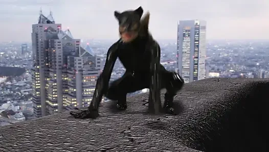 Madelyn Marie Is At It Again Having Group Sex In Her Crotchless Kat Suit