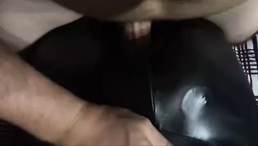 Inflatable Squeaks porn video – Fucking inflatable toy and leather pant