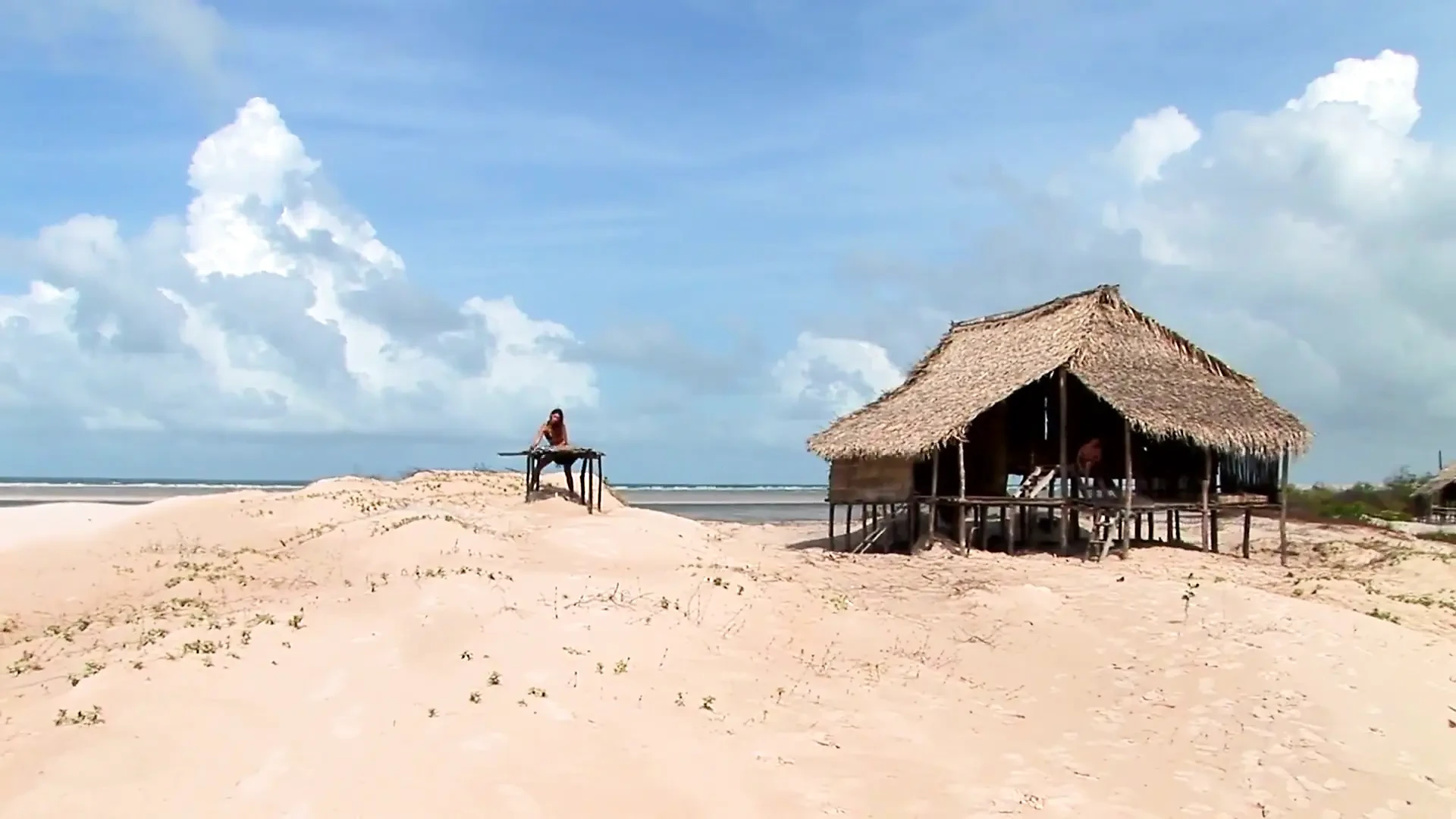 mona liza - double penetration,outdoor