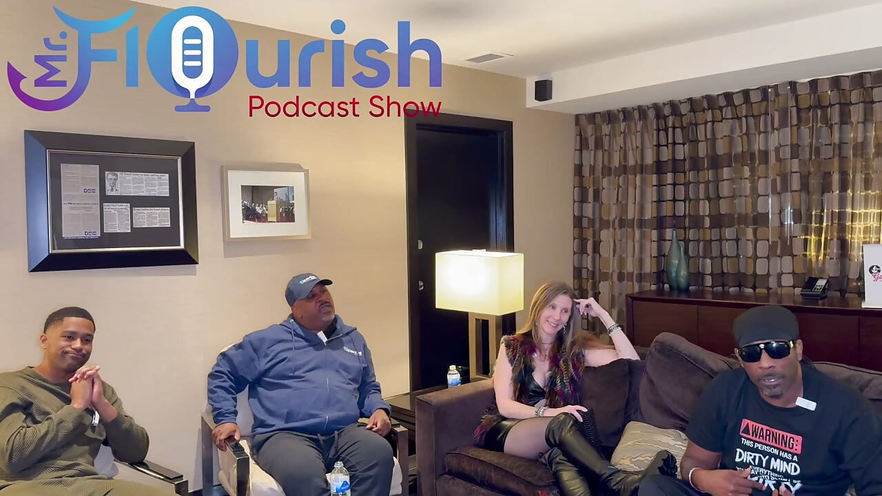 Mrflourish Podcast ダラスでの夜のイベント、Mrmajic、Shante Spice、Darren Blazeが出演