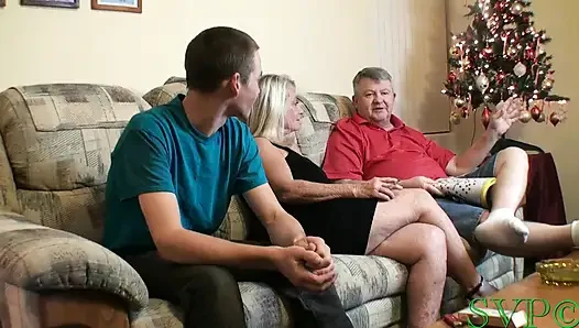 Step-granny Helps Her Step-grandson and He Gets to Fuck Her