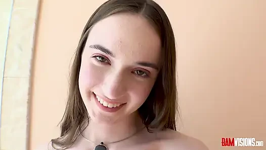 Stepdad's Dripping Creampie For Hot Babe Hazel Moore