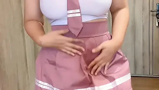 Masturbating in Japanese Student Clothes Makes You More Aroused