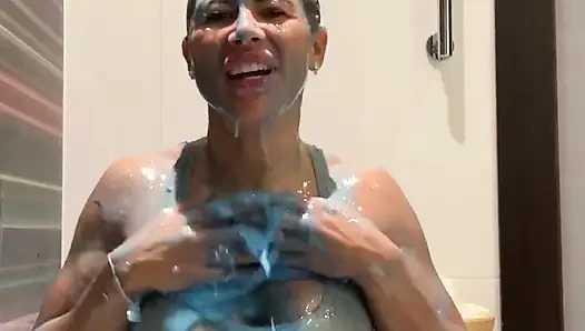 Gym kit gunge azgın orgazm zamanı