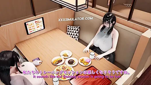 Sex academy wird zu sperma gefülltes chaos mit grobem ntr, spielzeug & interracial spaß