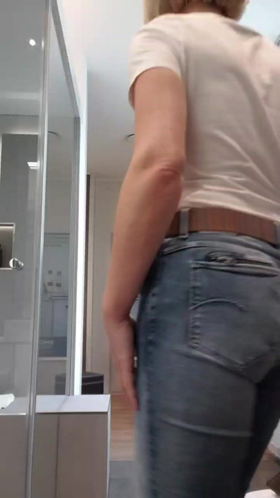 Caught while nude at work in public