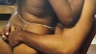 Tamil wife sitting romance and fuck