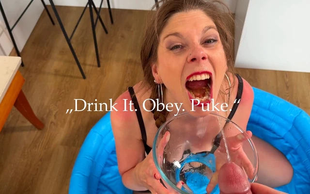 Fantom Episode #11 Piss Slave Training - Belgian Student Alice Maze Drinks My Piss & Gags Till She Womits  POV Raw