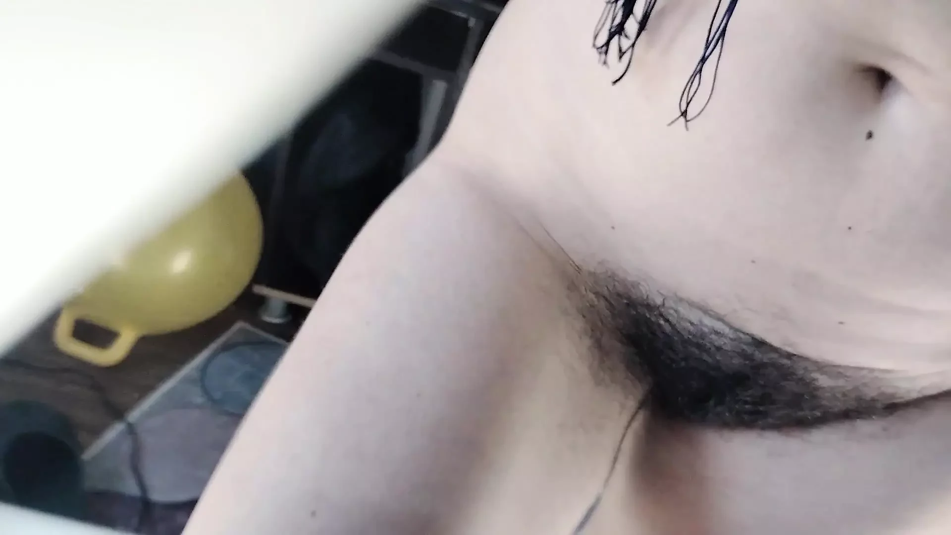 Amateur brunette naked vibrator massage. Hairy latina pussy, big tits, big ass. Sexy latina hairy pussy, big ass.