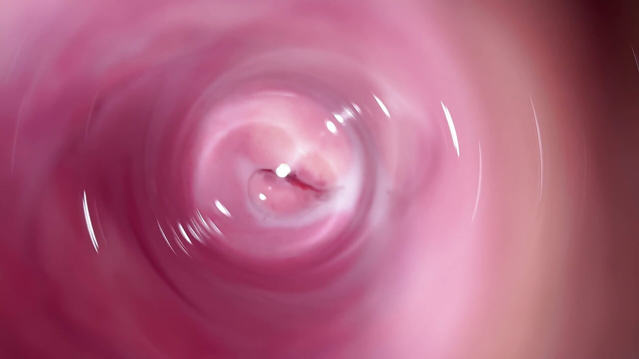 Mia의 십대 크림 같은 보지 깊숙한 카메라