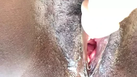 Juicyfatpussy1 mastubating for her boyfriend with her amazing clit