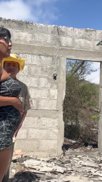 Beautiful, busty, and big-assed MILF stepmom fucks the construction worker. | Clip 1