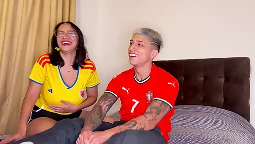 BUSTY COLOMBIAN Beats PORTUGAL and Comforts Me WITH A HARD FUCK