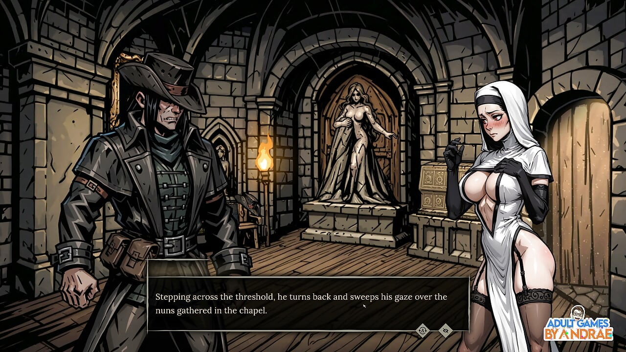 Sexorcism: Lust Confession Gameplay Part 5 - Abbess Roala Boss Fight & Inner Sanctuary Battle