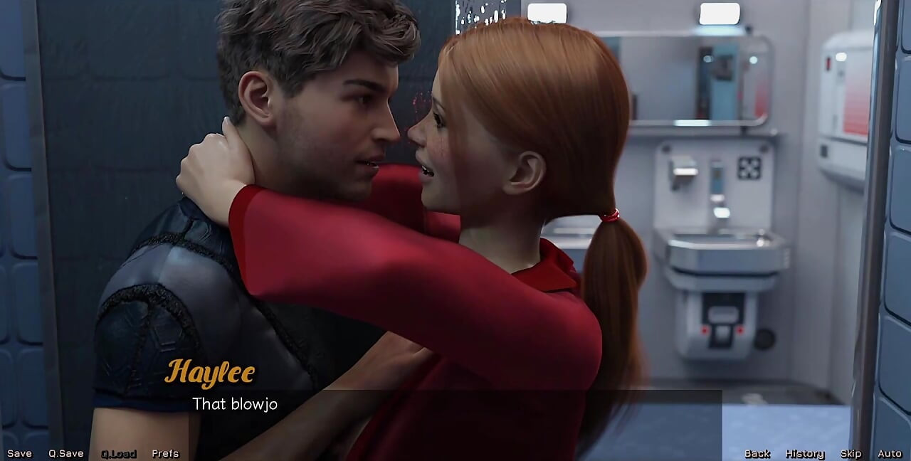 Stranded in Space - Nearly Caught by Big Tits Indian MILF