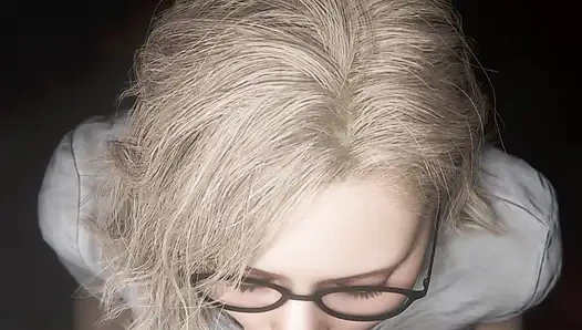 Resident Evil RE9 - Grace working overnight for that promotion Black Remix Color (Sound) WM By Madruga3D Animation 3D Hentai