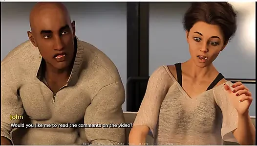 My Hotwife - gameplay - roleplay - Her first role - wife handjob pizza delivery guy