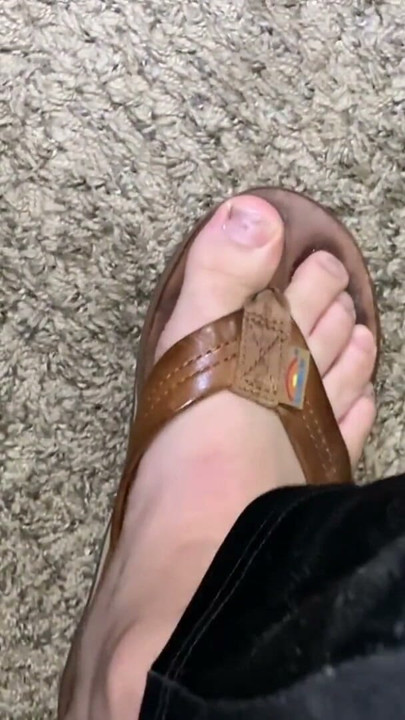 Cumming On My Rainbow Sandals | Clip 1