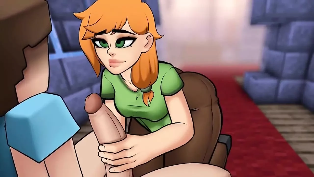 Minecraft Hentai napaljena letelica - Deo 2 - Alex Handjob od Loveskysan69