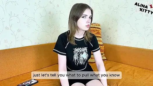 Alt mädchen kam, nachdem sie betrogen hatte, um sich gut zu machen - gab ihr harten sex und gesichtsbesamung