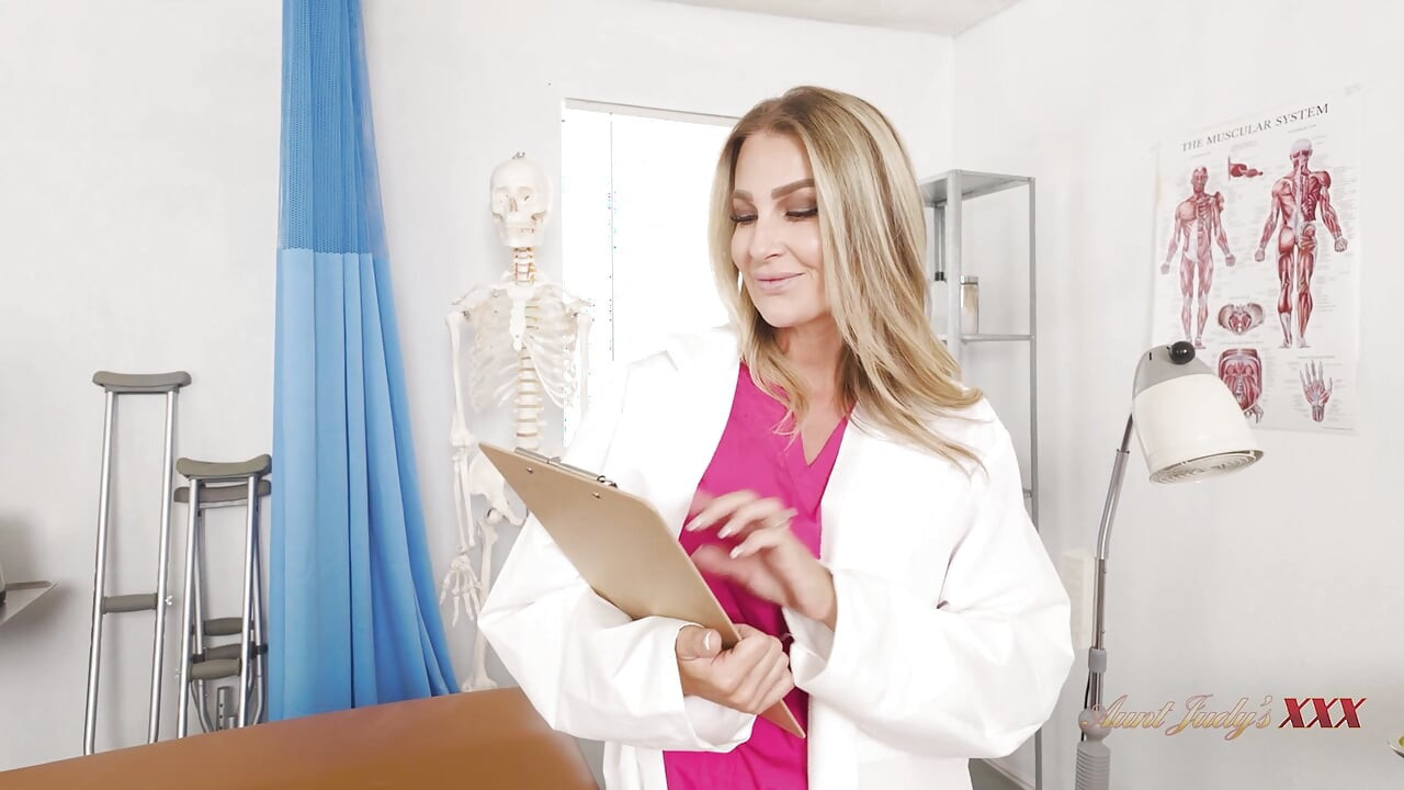 Busty MILF Doctor Andi Avalon Has a Special Cure for Your ED