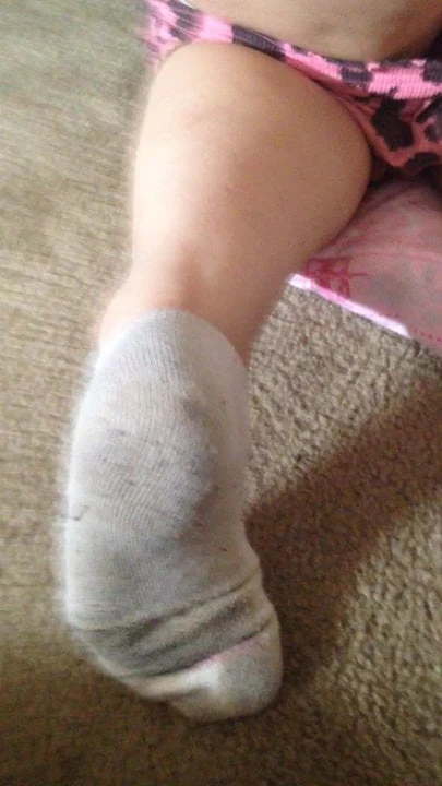wife Anal with socks