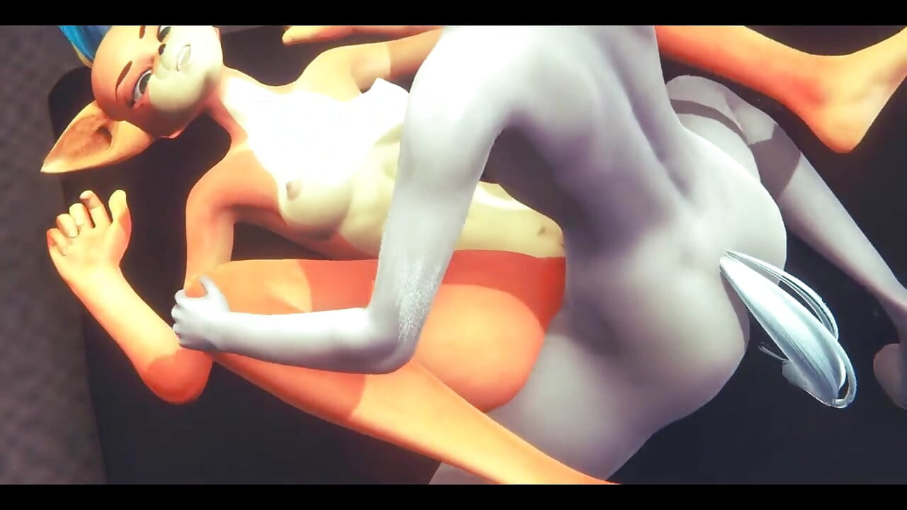 Szőrös hentai - Foxy többszörös cumival baszik - Japán ázsiai manga anime film játék pornó