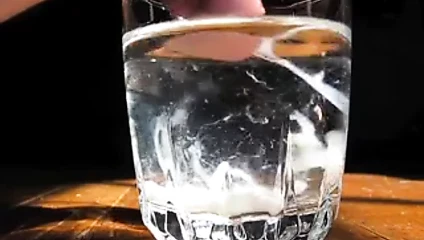 Underwater cumshot