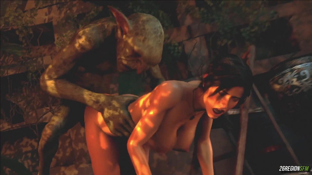 Lara Croft VS Goblin