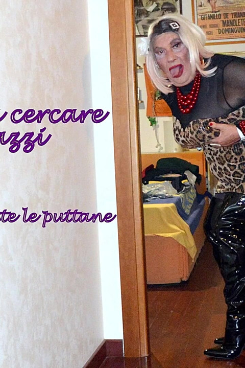 The Trans Slut Dressed in Leopard Print