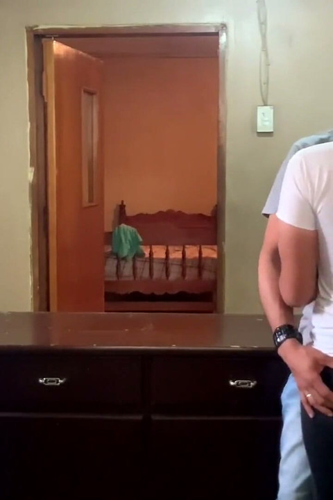 Latino threesome fuck bareback in a favela