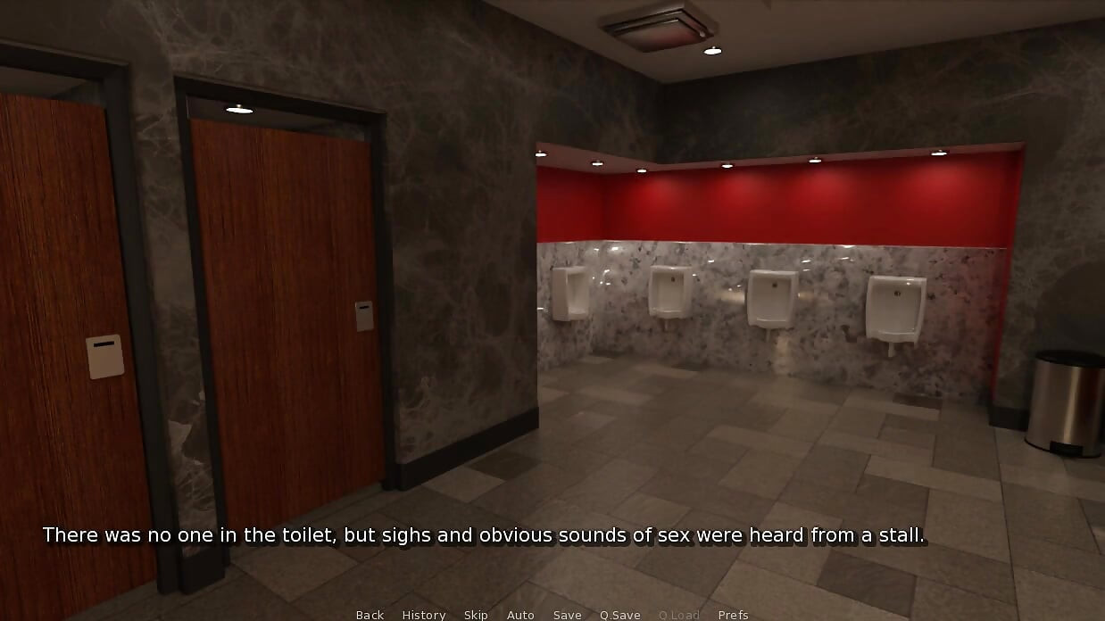 My hotwife - gameplay - roleplay - let's dance - hotwife fucks in public toilet filmed by husband