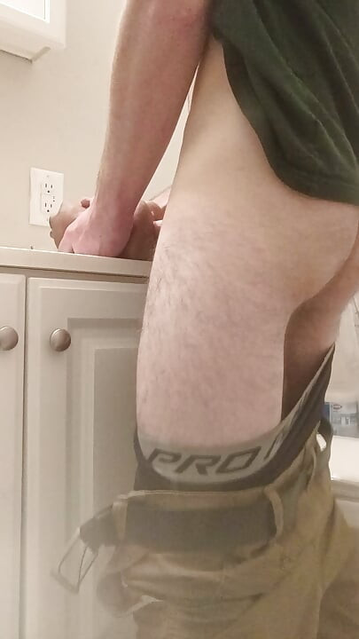 Having fun with my sex toy