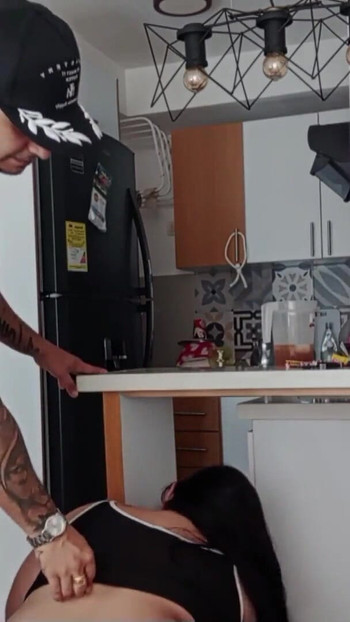 Unforgettable moment from "My boss gets home early before his wife arrives, the horny guy knows what he wants"