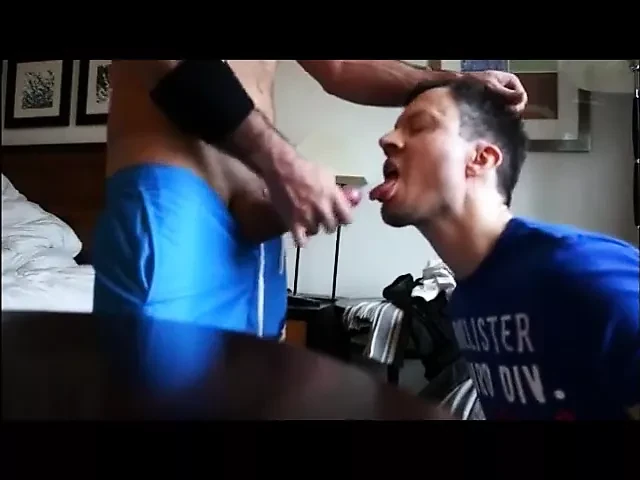 Giving my buddy a facial in the hotel room