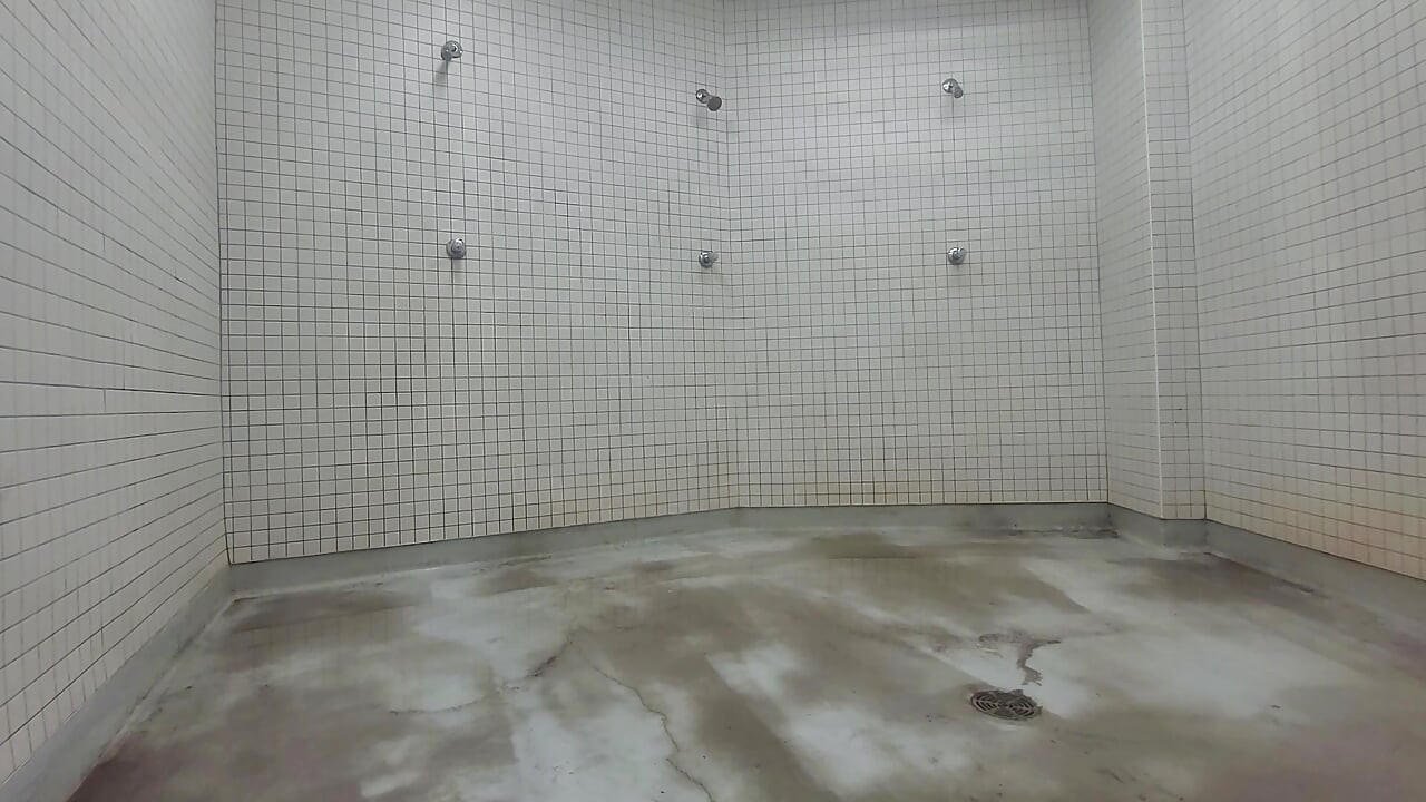 masturbating in the public shower